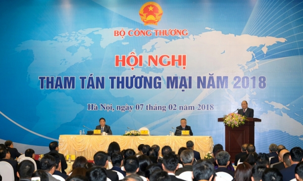 Thủ tướng Nguyễn Xuân Phúc dự Hội nghị tham tán thương mại năm 2018 